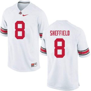 Men's Ohio State Buckeyes #8 Kendall Sheffield White Nike NCAA College Football Jersey In Stock BOX5544UW
